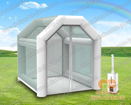 Disinfection tent with machine