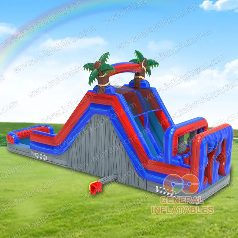 Red and Blue Obstacle Slide